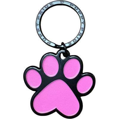 Paw Print Dog Tag - Pink