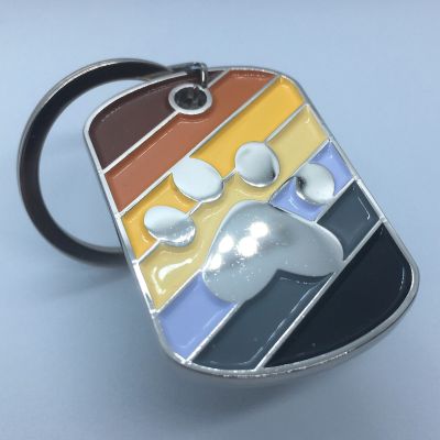 Bear Paw Keyring