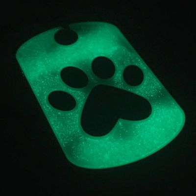 Glow Paw Keyring