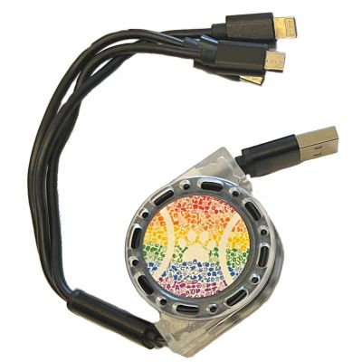 Phone Cable - Rainbow