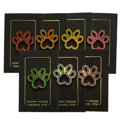 Leash Paw Enamel Pin