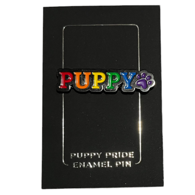 PUPPY Pride Enamel Pin