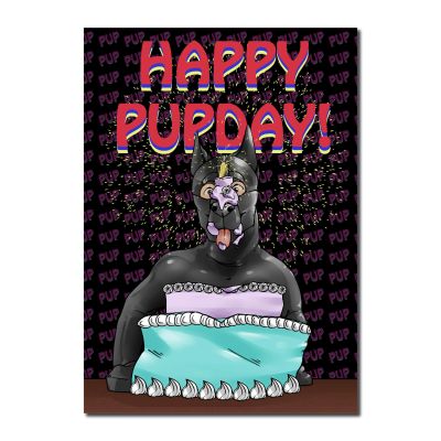 Birthday Cards - Cake Face