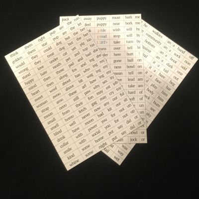 Magnetic Poem Words!