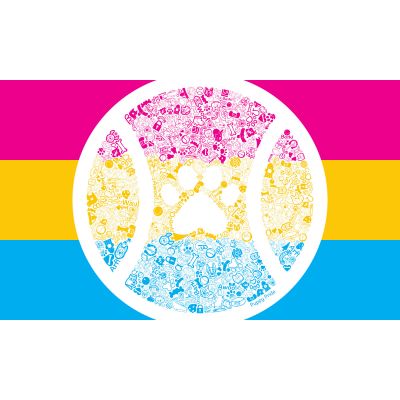 Pansexual Puppy Pride Flag 2020