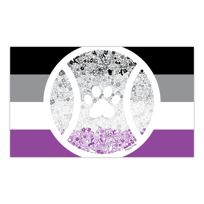 Asexual Puppy Pride Flag 2019