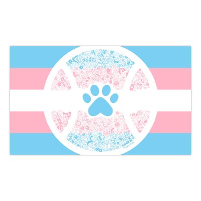Full Transgender Puppy Pride Flag 2019