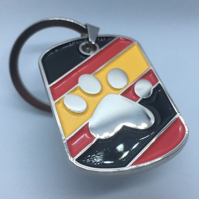 Rubber Paw Keyring