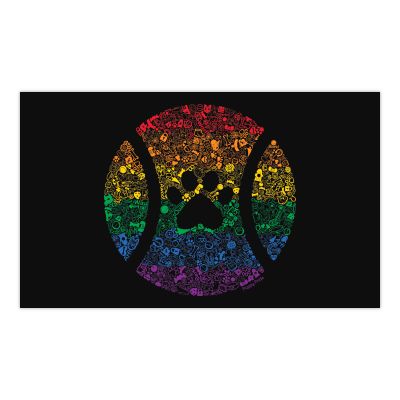 Rainbow Puppy Pride Flag 2019