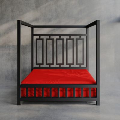 SheetsOfSanFrancisco - Fluid Proof Fitted Sheet -Red