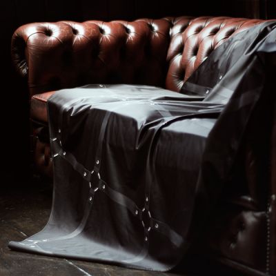 SheetsOfSanFrancisco - Printed Throw - Black